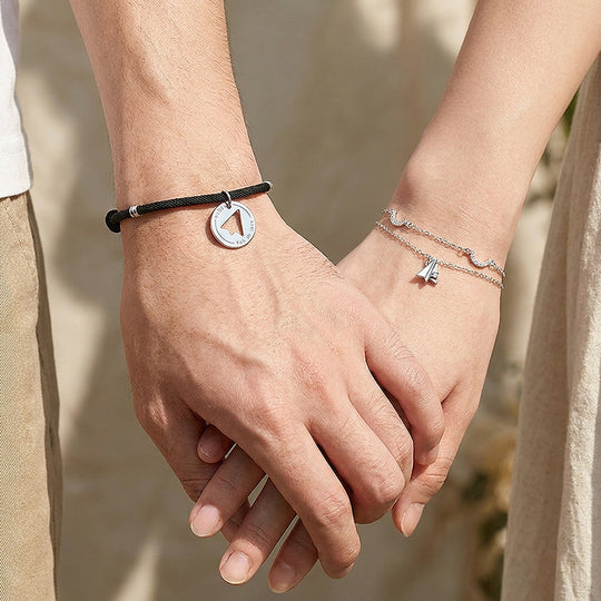 Paper Plane | Couple Bracelets