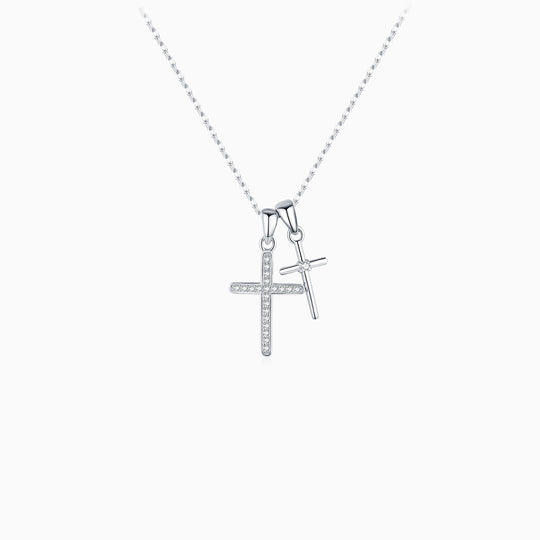 Prm2001: The Duet Cross Necklace