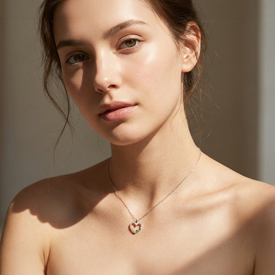Infinity Heart Necklace | 925 Sterling Silver | Cubic Zirconia | Prm2033 - Ring | Singapore Jewellery, Wedding Rings &amp; Gifts | Same Day Delivery | Tiara.com.sg