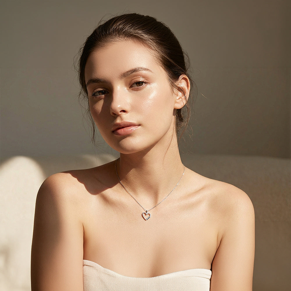 Infinity Heart Necklace | 925 Sterling Silver | Cubic Zirconia | Prm2033 - Ring | Singapore Jewellery, Wedding Rings & Gifts | Same Day Delivery | Tiara.com.sg