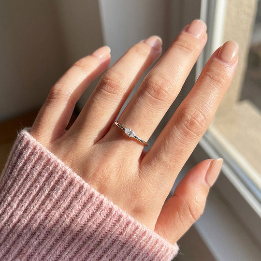 Marquise Solitaire Ring | Moissanite | 925 Sterling Silver | Prm5003