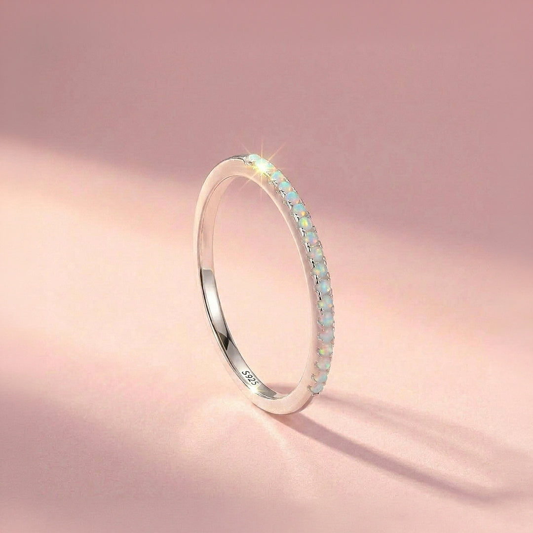 Opal Stackable Band Ring | 925 Sterling Silver | Prm5024