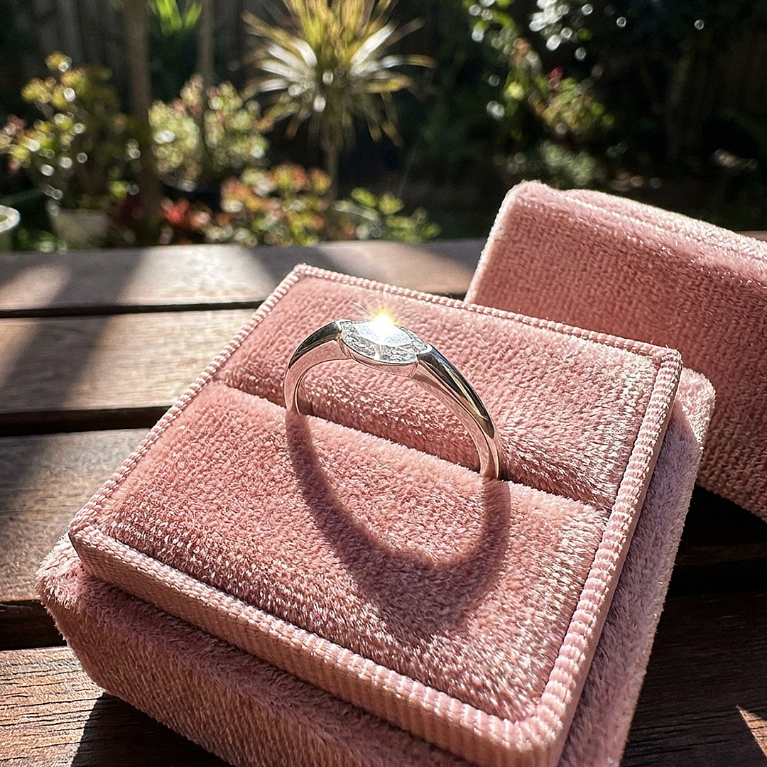 Marquise Solitaire Ring | 925 Sterling Silver | PRM7100