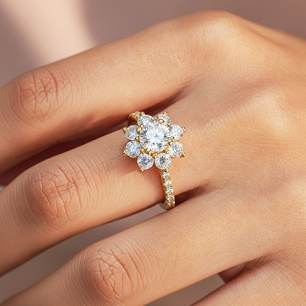 Prm7160: Sunlit Royale Moissanite Ring