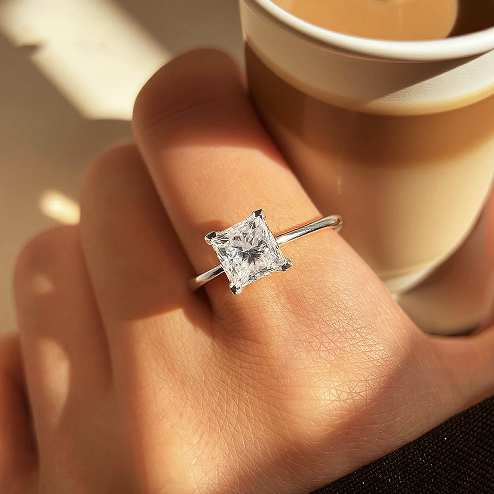 Prm7168: The Princess Cut Ascend Ring
