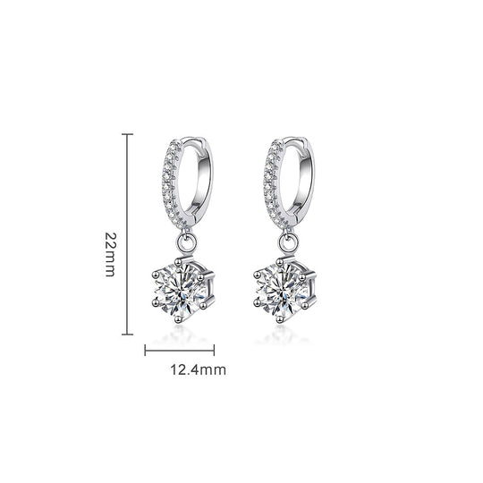 Prm8126 – Moissanite Drop Earrings