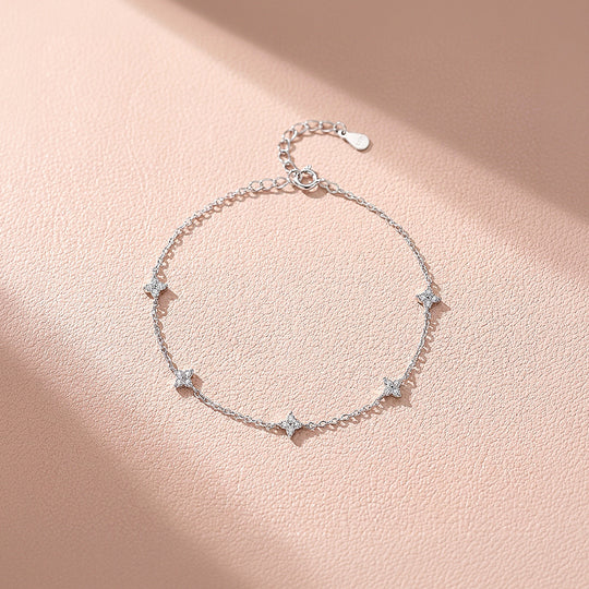 Star Cluster Link Bracelet | Diamond Simulant | Prm9110