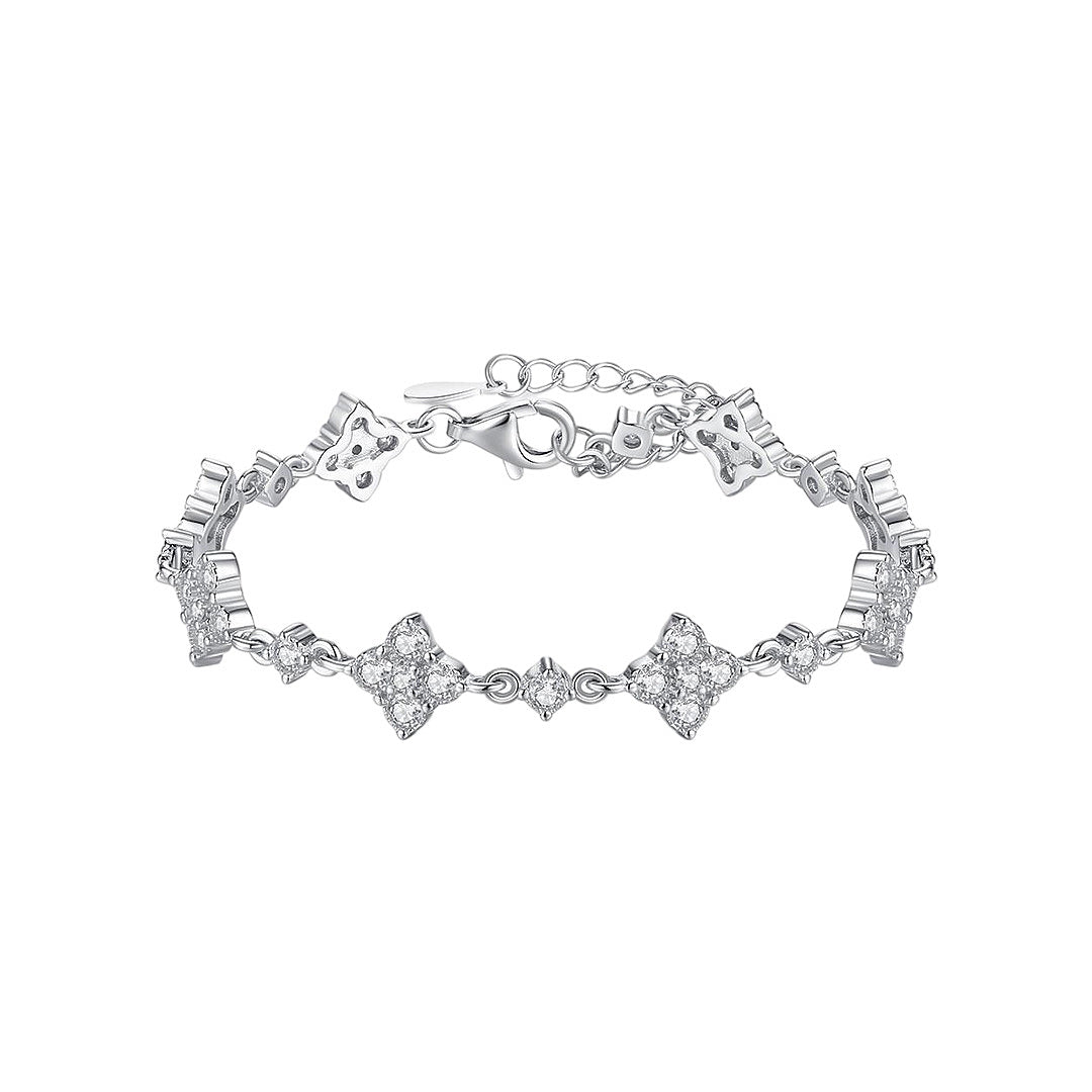 Prm9129 – Clover Moissanite Bracelet