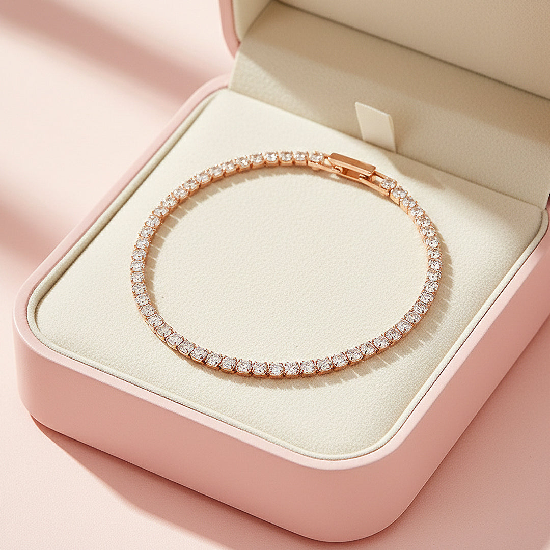 Classic Tennis Bracelet | Diamond Simulant | Prm9144 - Bracelets | Singapore Jewellery, Wedding Rings &amp; Gifts | Same Day Delivery | Tiara.com.sg