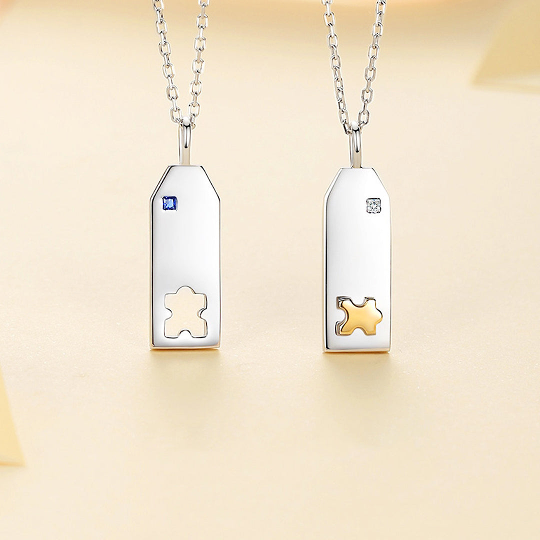 Puzzle Piece Hearts