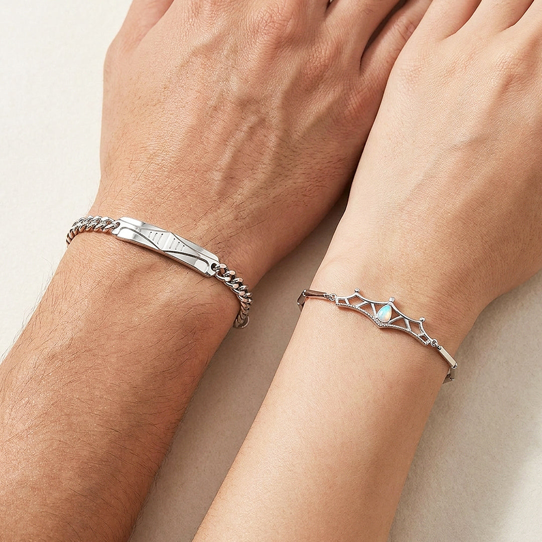 Regal Radiance | Couple Bracelets