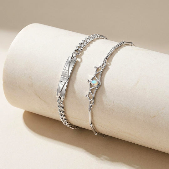 Regal Radiance | Couple Bracelets