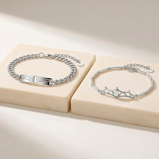 Regal Radiance | Couple Bracelets