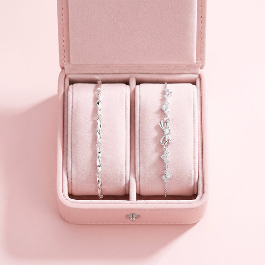 Silver &amp; Shine Couple Bracelets