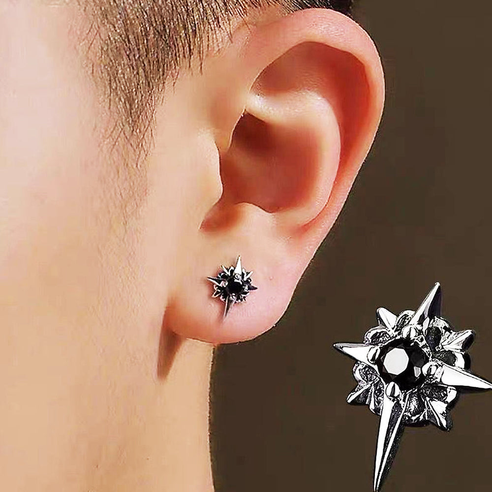 🎁 Spike Ear Studs for Men - 1 Pair🙆🏻‍♂️ (100% off)