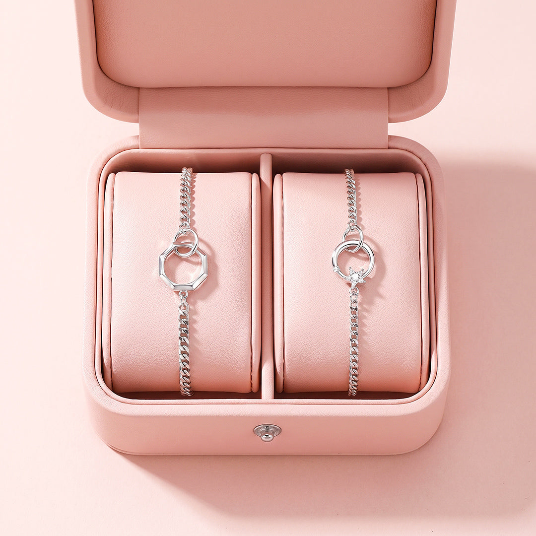 Sun, Moon &amp; You Couple Bracelets