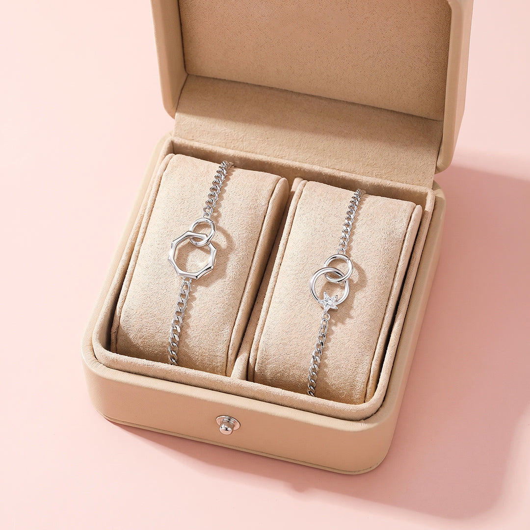 Sun, Moon &amp; You Couple Bracelets