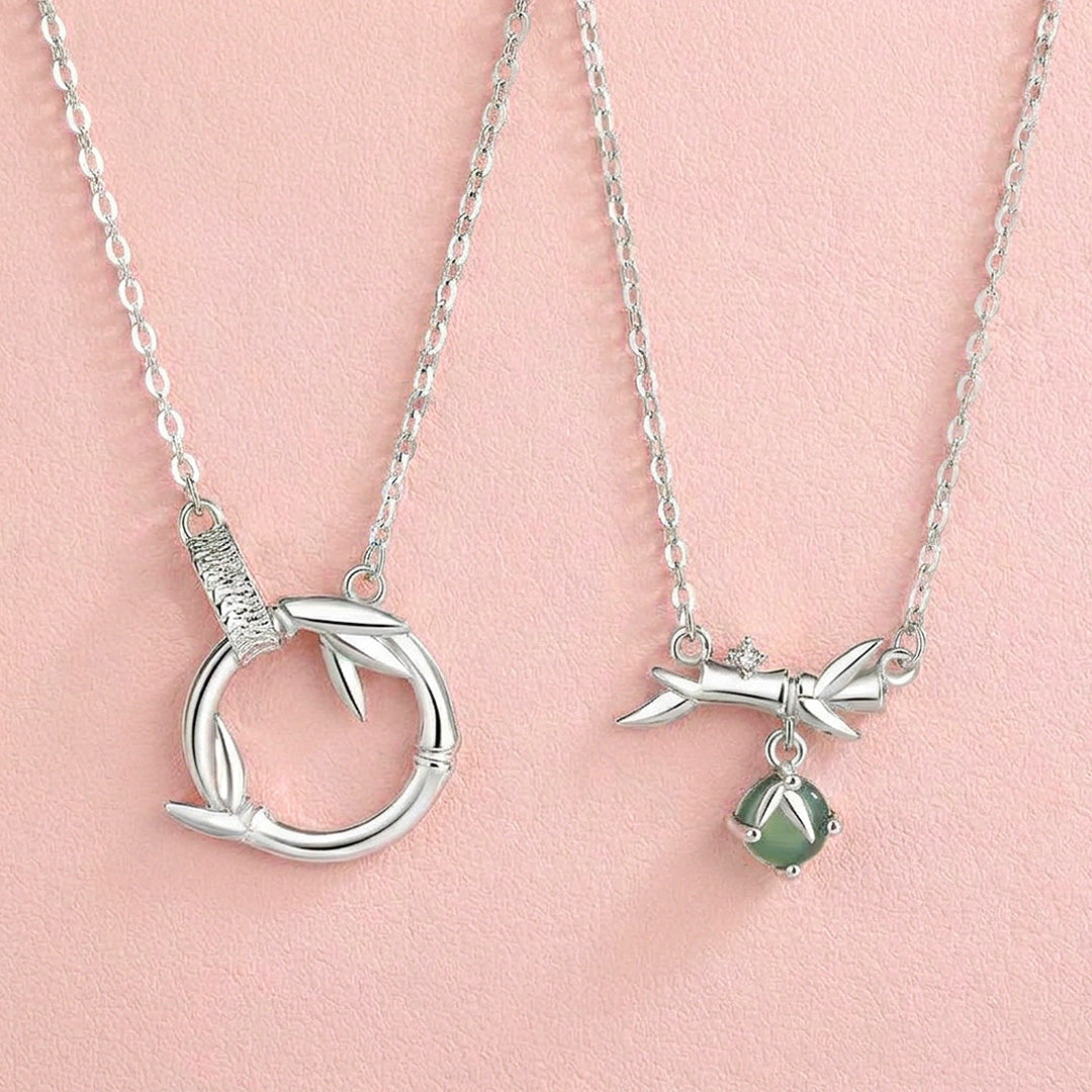 Whispering Leaves | Couple Necklace