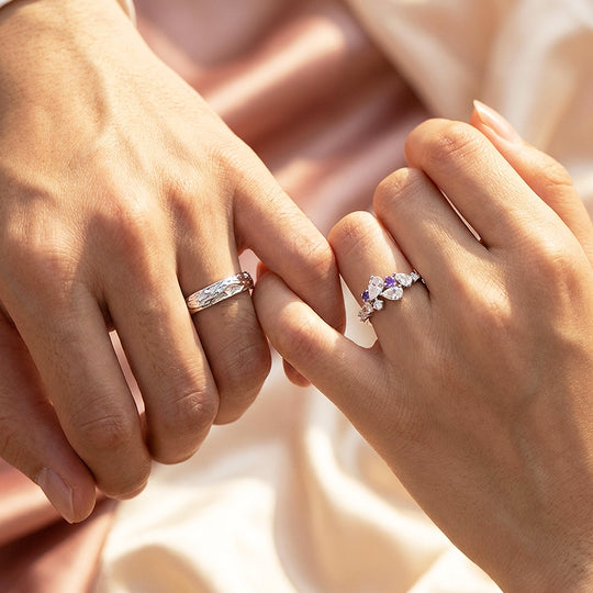 Wisteria | Couple Rings