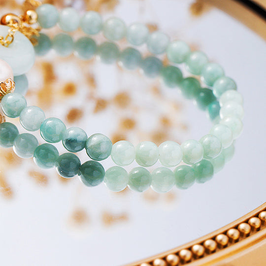 C106 - Jade Beads Bracelet - Tiara.com.sg Singapore Jewelry & Bags