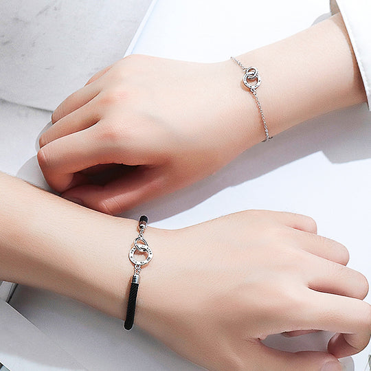 Keep Me in Your Heart Couple Bracelets Bracelet - Tiara.com.sg Singapore Jewelry Shop