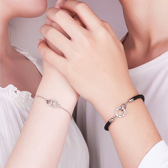 Keep Me in Your Heart Couple Bracelets Bracelet - Tiara.com.sg Singapore Jewelry Shop