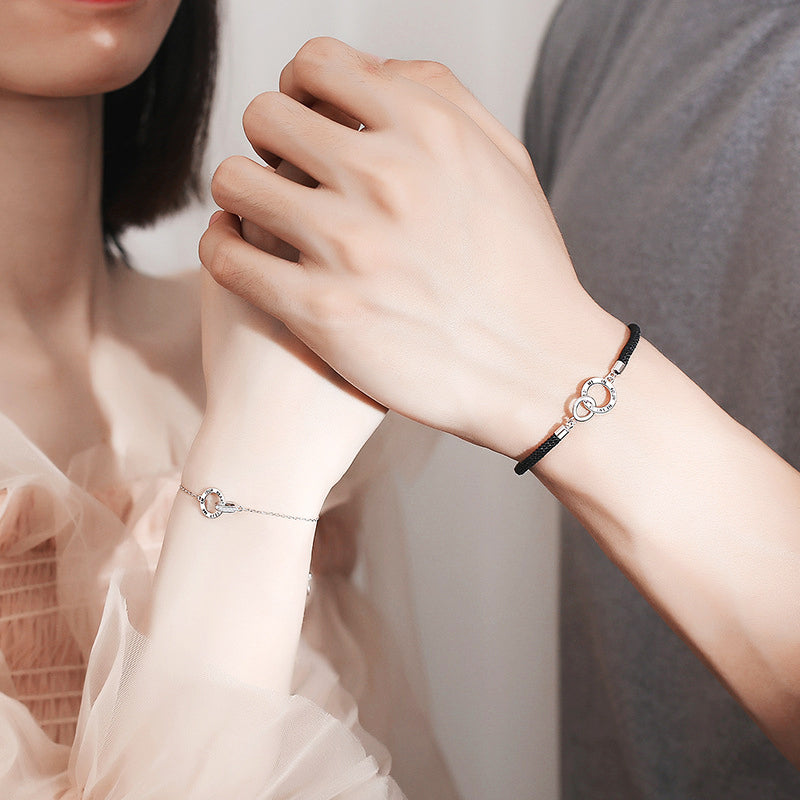 Keep Me in Your Heart Couple Bracelets Bracelet - Tiara.com.sg Singapore Jewelry Shop