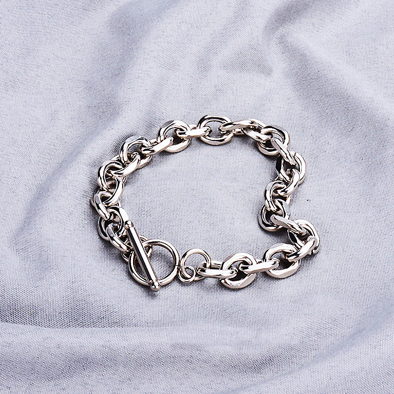 Lancelot Steel Bracelet Bracelets - Tiara.com.sg Singapore Jewelry Shop