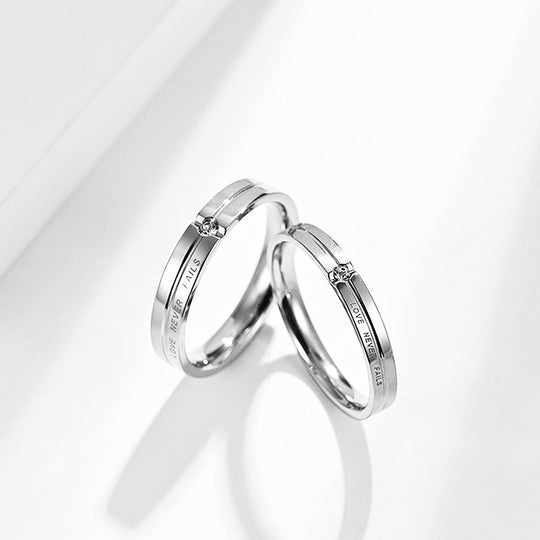 Love Never Fails (Silver) Ring - Tiara.com.sg Singapore Jewelry Shop