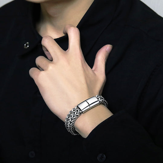 Pentagon Cuban Bracelet Bracelets - Tiara.com.sg Singapore Jewelry Shop