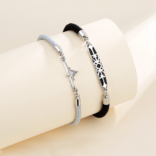 Princess & Knight Couple Bracelets Bracelet - Tiara.com.sg Singapore Jewelry Shop