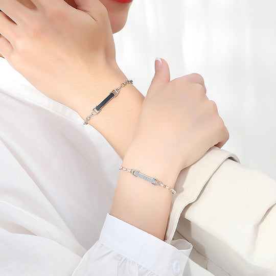 Secret Message Couple Bracelets Bracelet - Tiara.com.sg Singapore Jewelry Shop