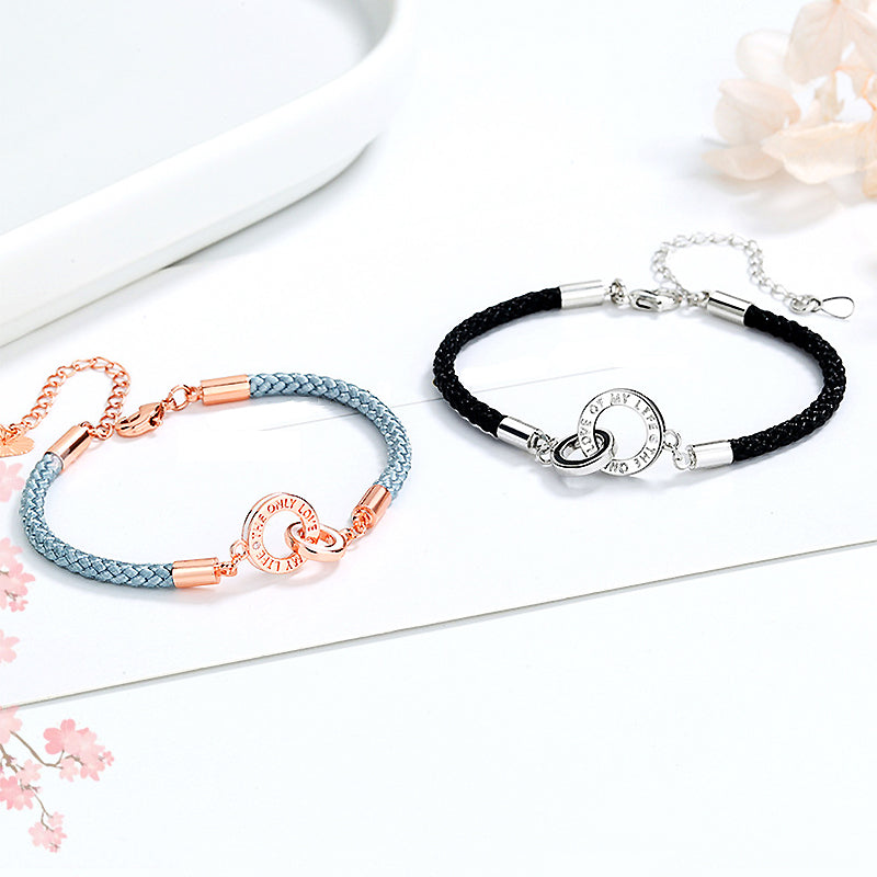 The Only Love of My Life Couple Bracelets Bracelet - Tiara.com.sg Singapore Jewelry Shop