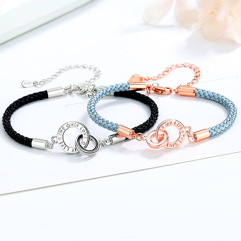 The Only Love of My Life Couple Bracelets Bracelet - Tiara.com.sg Singapore Jewelry Shop