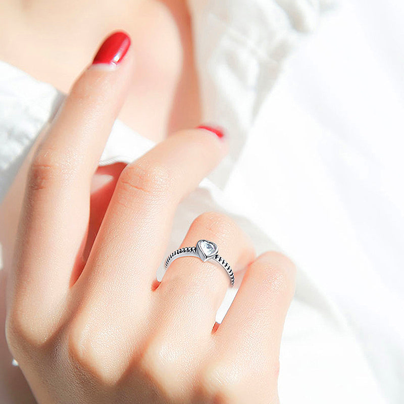 Vintage Heart Ring Ring - Tiara.com.sg Singapore Jewelry Shop