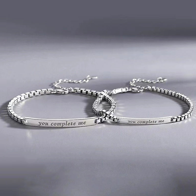 You Complete Me Couple Bracelets Bracelet - Tiara.com.sg Singapore Jewelry Shop